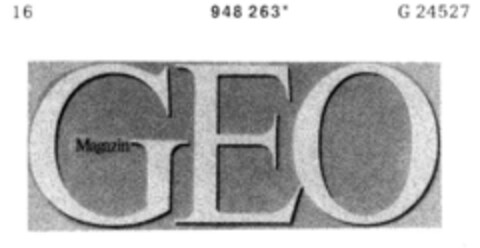 GEO Magazin Logo (DPMA, 22.04.1976)