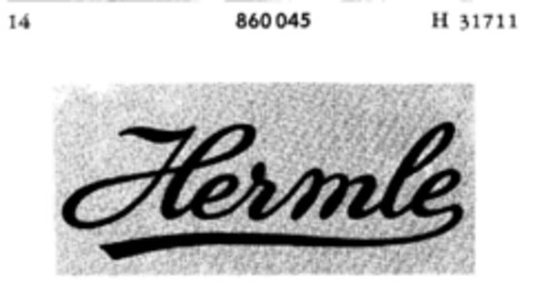 Hermle Logo (DPMA, 22.06.1968)