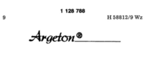 Argeton Logo (DPMA, 30.12.1987)