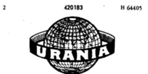 URANIA Logo (DPMA, 31.01.1930)