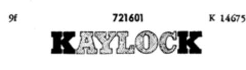 KAYLOCK Logo (DPMA, 24.04.1958)