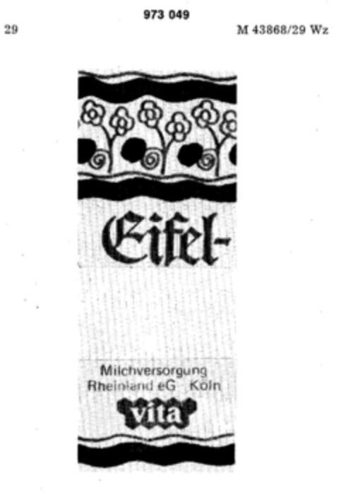 Eifel-vita Logo (DPMA, 09.11.1977)