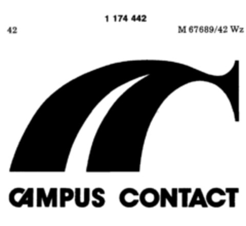 CAMPUS CONTACT Logo (DPMA, 03.07.1990)