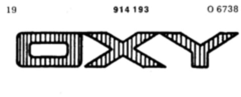 OXY Logo (DPMA, 16.03.1970)