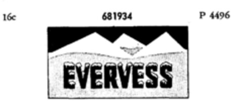 EVERVESS Logo (DPMA, 28.05.1954)