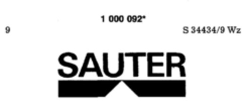 SAUTER Logo (DPMA, 15.01.1980)