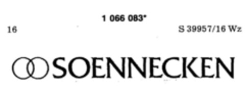 SOENNECKEN Logo (DPMA, 02/08/1984)