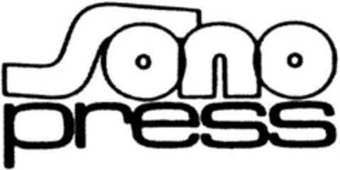 Sono press Logo (DPMA, 29.07.1993)