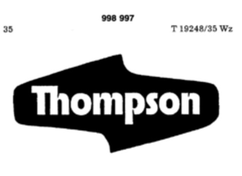 THOMPSON Logo (DPMA, 02.04.1979)