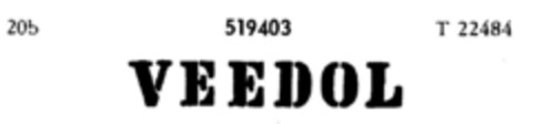 VEEDOL Logo (DPMA, 17.08.1939)
