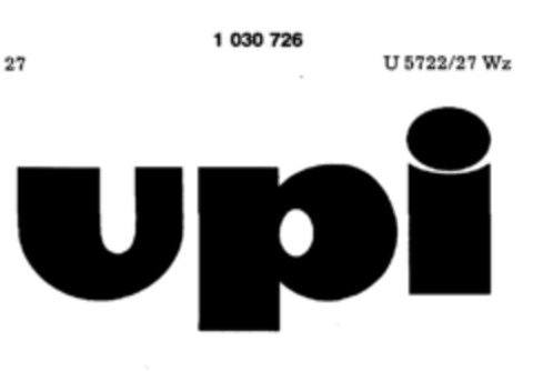 upi Logo (DPMA, 11.08.1981)