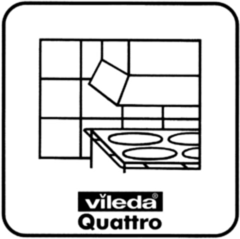 Vileda Quattro Logo (DPMA, 03.07.1992)