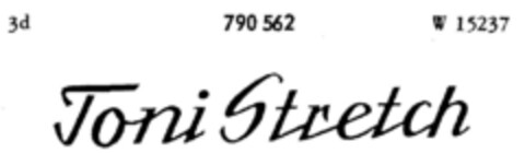 Toni Stretch Logo (DPMA, 08/20/1963)