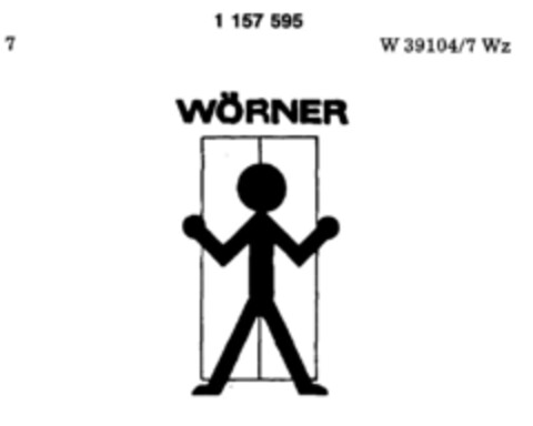 WÖRNER Logo (DPMA, 01.04.1989)