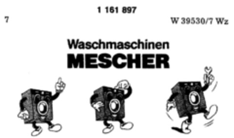 Waschmaschinen Mescher Logo (DPMA, 19.08.1989)