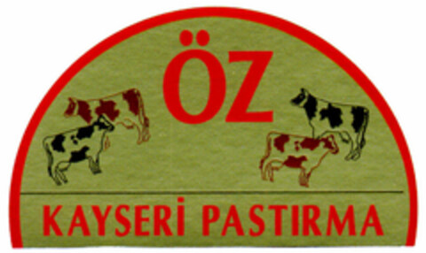 ÖZ KAYSERI PASTIRMA Logo (DPMA, 22.03.2000)