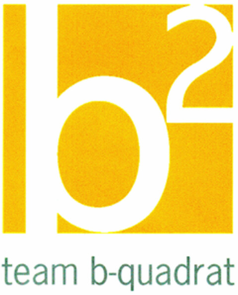 b2 team b-quadrat Logo (DPMA, 27.03.2000)