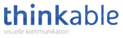 thinkable visuelle kommunikation Logo (DPMA, 29.10.2008)