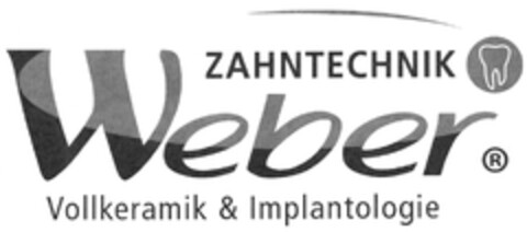 ZAHNTECHNIK Weber Vollkeramik & Implantologie Logo (DPMA, 03/12/2011)