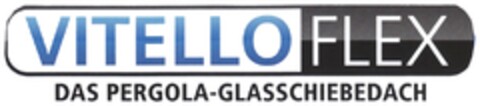 VITELLO FLEX DAS PERGOLA-GLASSCHIEBEDACH Logo (DPMA, 13.11.2013)