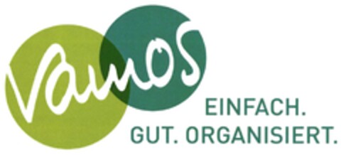 Vamos EINFACH. GUT. ORGANISIERT. Logo (DPMA, 17.03.2016)