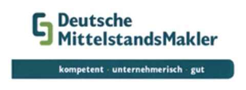 Deutsche MittelstandsMakler kompetent · unternehmerisch · gut Logo (DPMA, 10.08.2016)