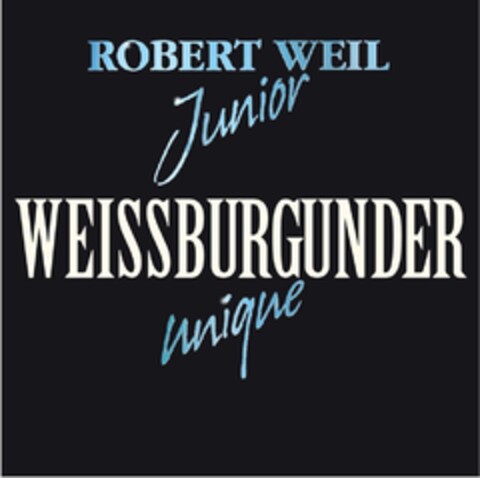 ROBERT WEIL Junior WEISSBURGUNDER unique Logo (DPMA, 21.07.2016)