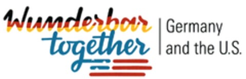 Wunderbar together Germany and the U.S. Logo (DPMA, 04.07.2018)