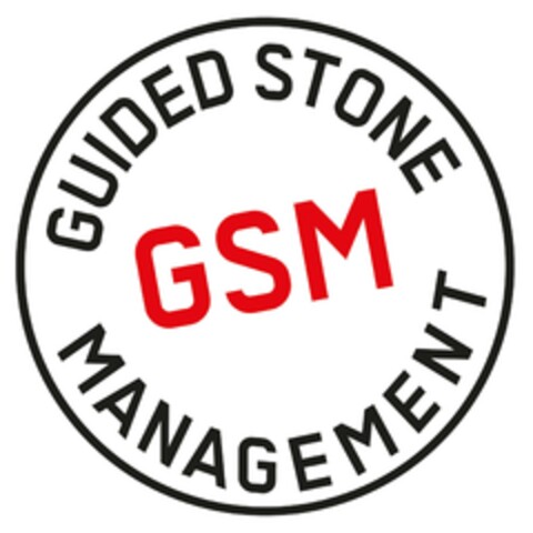 GSM GUIDED STONE MANAGEMENT Logo (DPMA, 05.08.2022)