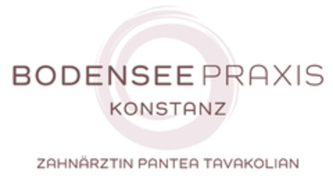 BODENSEE PRAXIS KONSTANZ ZAHNÄRZTIN PANTEA TAVAKOLIAN Logo (DPMA, 25.06.2025)