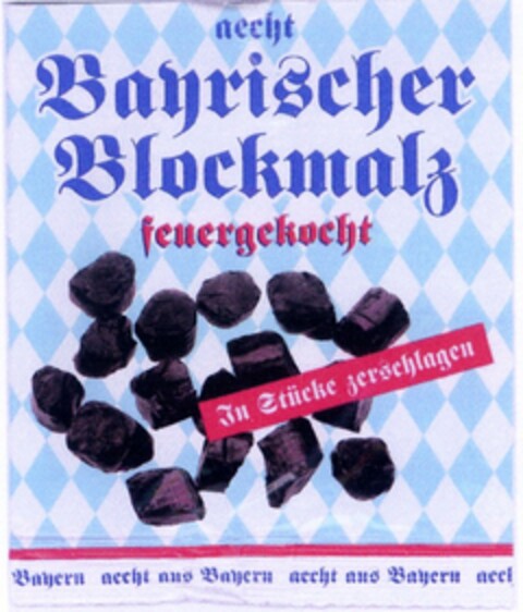 aecht Bayrischer Blockmalz Logo (DPMA, 25.11.2004)