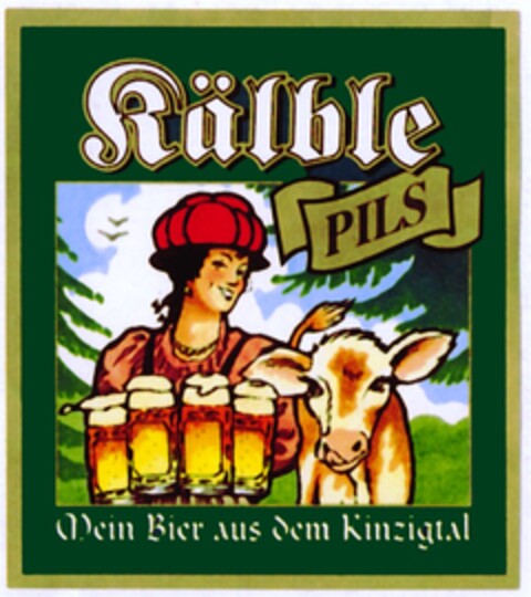 Kälble Dein Bier aus dem Kinzigtal Logo (DPMA, 17.05.2006)