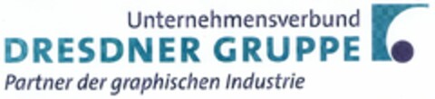 Unternehmensverbund DRESDNER GRUPPE Partner der graphischen Industrie Logo (DPMA, 08/26/2006)