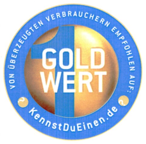 GOLD WERT Logo (DPMA, 26.07.2007)