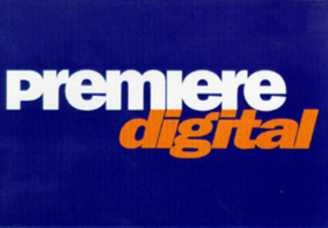 premiere digital Logo (DPMA, 07.09.1996)