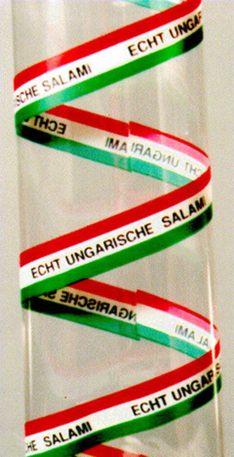 ECHT UNGARISCHE SALAMI Logo (DPMA, 16.12.1996)