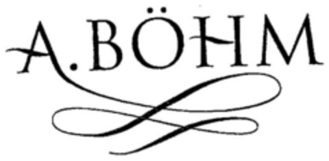 A. BÖHM Logo (DPMA, 05.05.1999)