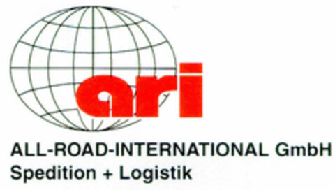 ari ALL-ROAD-INTERNATIONAL GmbH Spedition + Logistik Logo (DPMA, 09/17/1999)