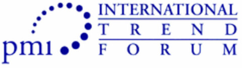 INTERNATIONAL pmi TREND FORUM Logo (DPMA, 11/17/1999)