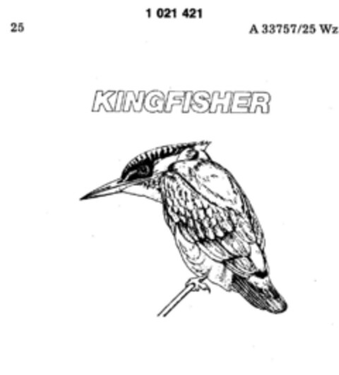 KINGFISHER Logo (DPMA, 06.09.1980)