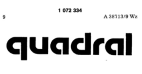 quadral Logo (DPMA, 02.07.1984)