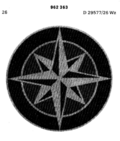 962363 Logo (DPMA, 09.06.1975)