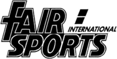 FAIR SPORTS INTERNATIONAL Logo (DPMA, 07.09.1990)