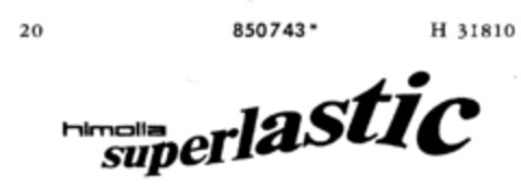 himolla superlastic Logo (DPMA, 25.07.1968)