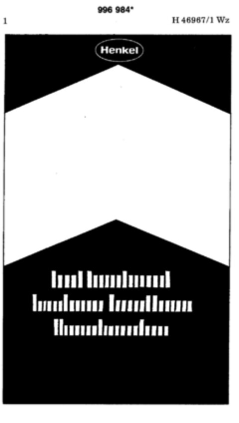 Henkel Logo (DPMA, 01/11/1980)