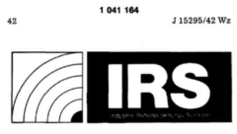 IRS Industrie Rationalisierungs Systeme Logo (DPMA, 16.06.1979)