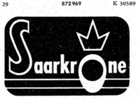 Saarkrone Logo (DPMA, 10.10.1969)