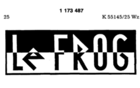 Le FROG Logo (DPMA, 10/12/1989)