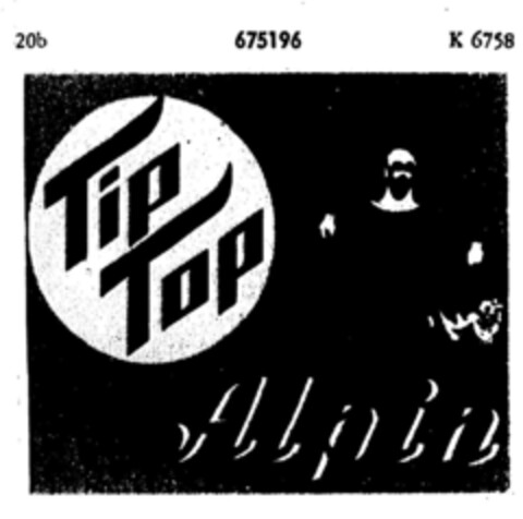 Tip Top Alpin Logo (DPMA, 18.07.1953)