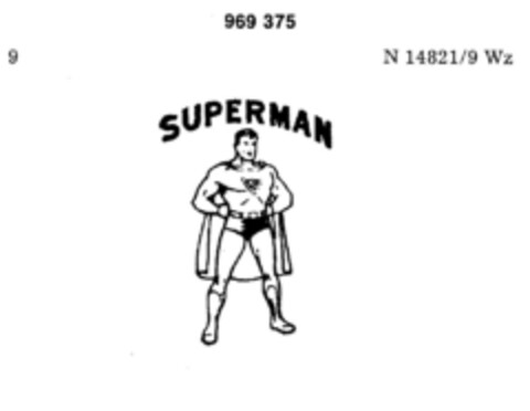 SUPERMAN Logo (DPMA, 13.01.1976)